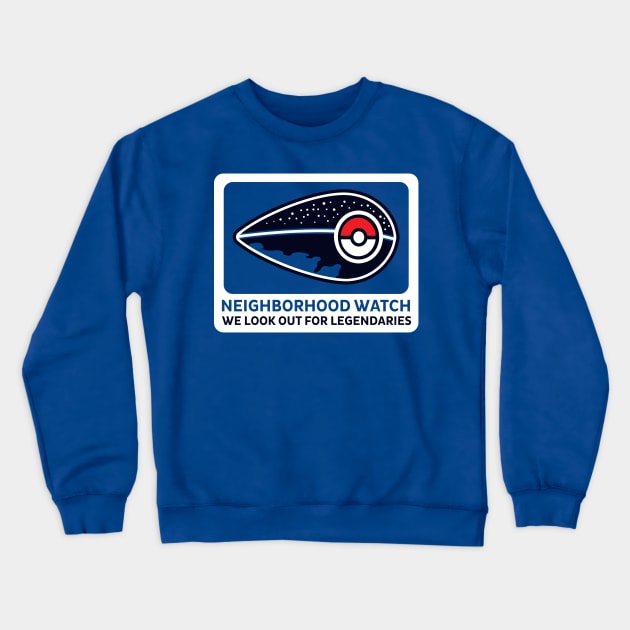 PoGO Neighborhood Watch Crewneck Sweatshirt by NoobDesign15